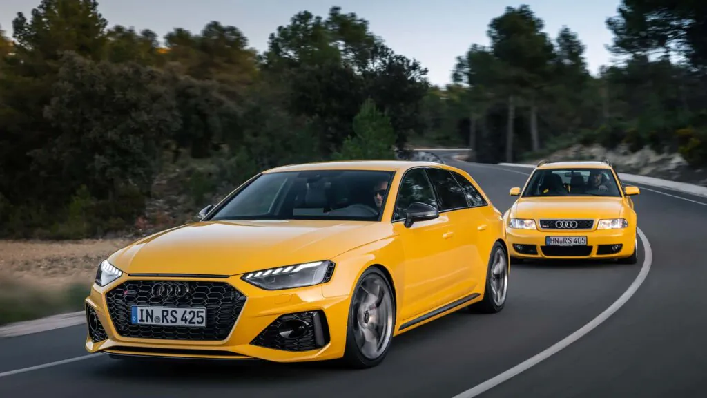 Audi-yellow-cars